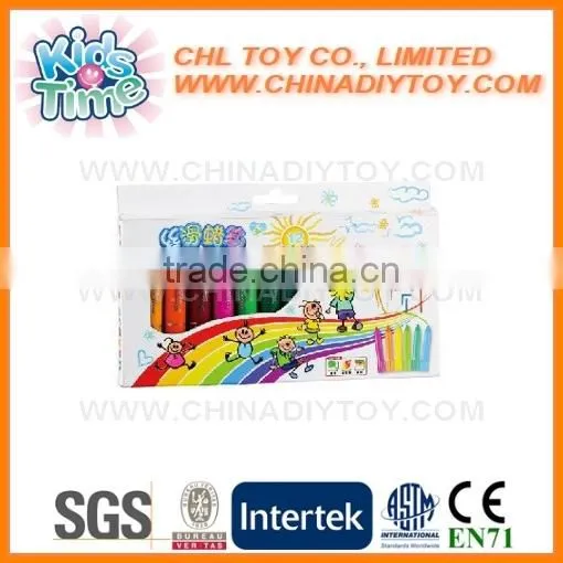 Eco Friendly Kids Safe Fancy Crayon, Wholesale Bright Color Super Slick Stick, Non Toxic Easily Clean Water Soluble Crayon photo-3