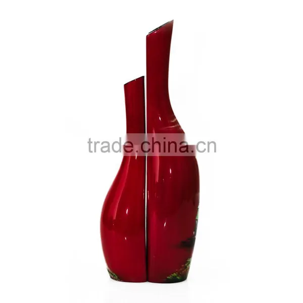 Handmade High Quality Vietnam Lacquer Vase photo-3