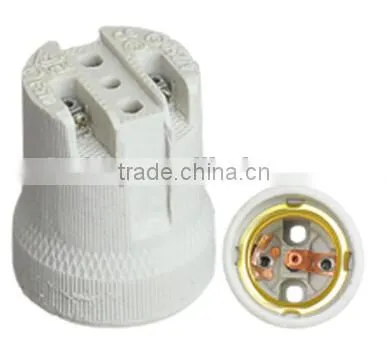 CE VDE RoHS Porcelain Ceramic F519 Lamp Holder Screw Type photo-5