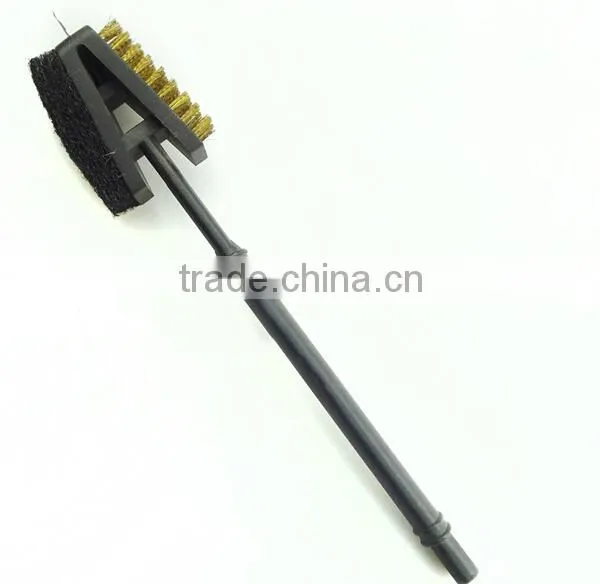 BBQ Grill Brush ,Plastic Handle/steel Wire Clean Brush photo-2