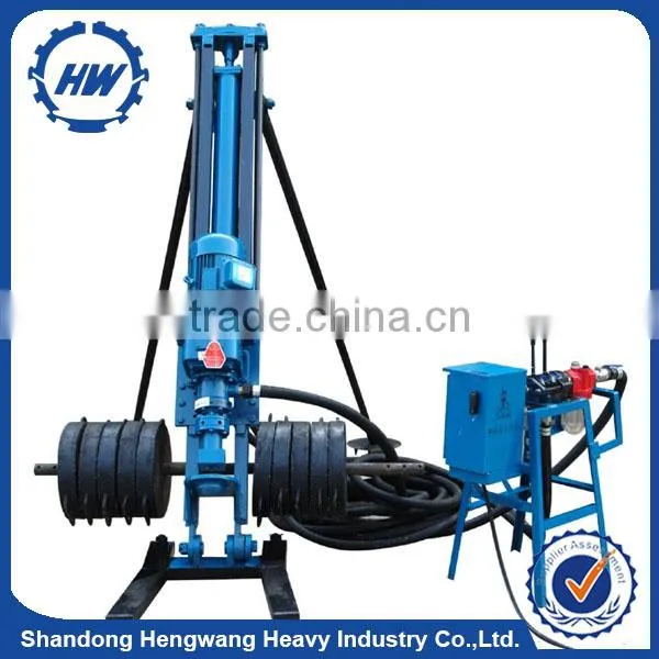 HW100 DTH Drilling Portable Borehole Rig Casing Drilling photo-2