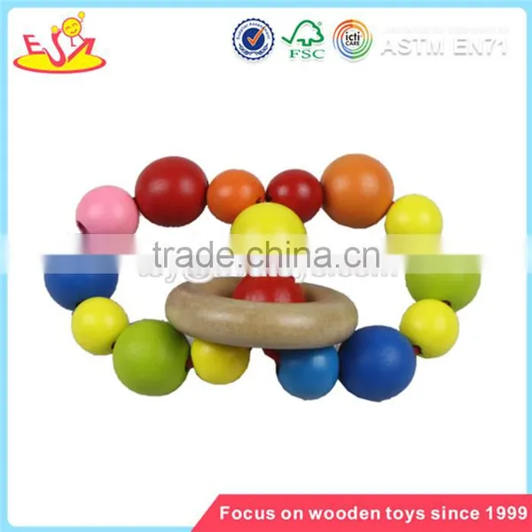 Wholesale Popular Wooden Kids Animal Baby Rattle Toy Cheap Baby Animal Baby Rattle Sound Toy W08K004 photo-6