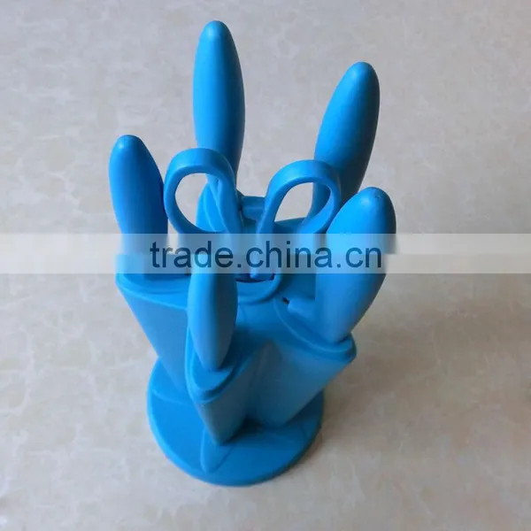 5 Pcs Knife Set With Scissors & Stand