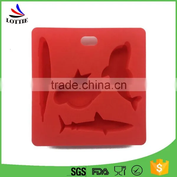 Mini Fish Shape Silicone Ice Molds Silicone Chocolate Molds photo-2