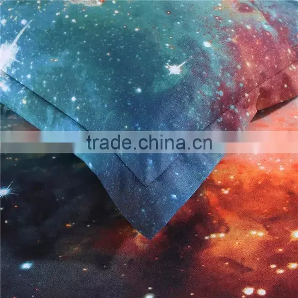 Stunning Multi Color Galaxy Theme Hd Digital 3d Bed Linen Set photo-6