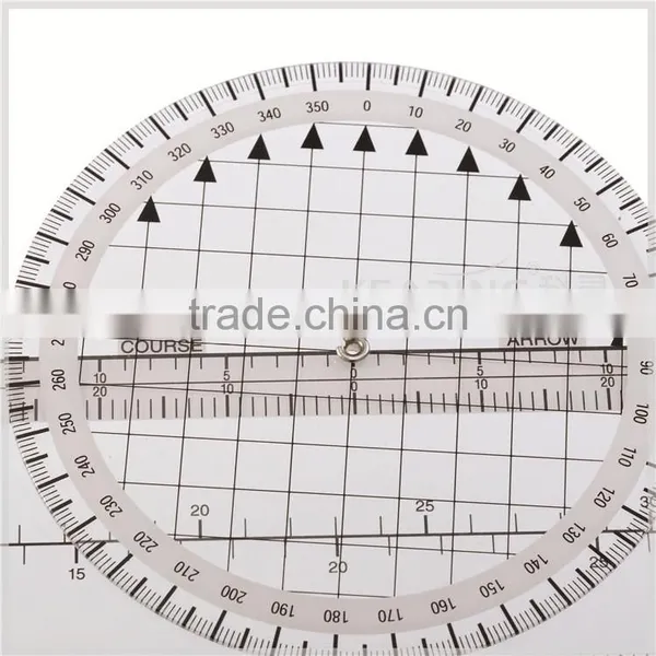 Durable Plastic Rotating Azimuth Plotter for Pilot Student Flight Training CP-R photo-3