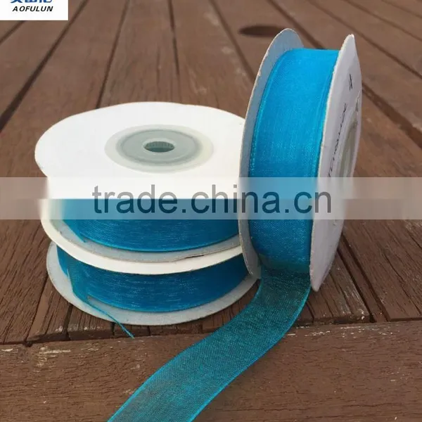 Solid Color Christmas Decoration Organza Ribbon photo-5