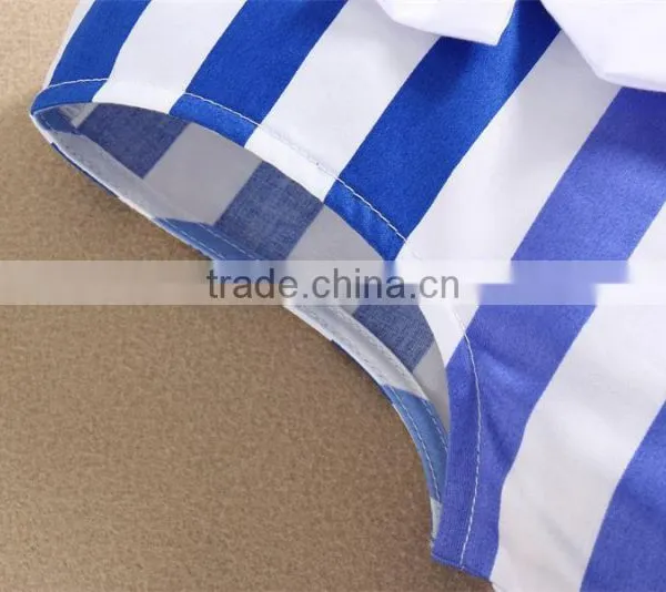 Summer Dresses Strips Design Mom and Bab Fashion Simple Beautiful Dress for Infant and Toddler Girls photo-4