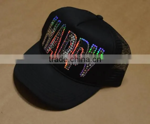 Wholesale Cheaper Custom Letter and Words Rhinestone Heat Transfer ,bling Crystal ,nailhead, Rhinestuds for Cap photo-4
