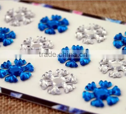 Peace/Emoji/Star Wholesale High Quality Acrylic Crystal Bling Gem Stickers For Mobile Phone photo-5