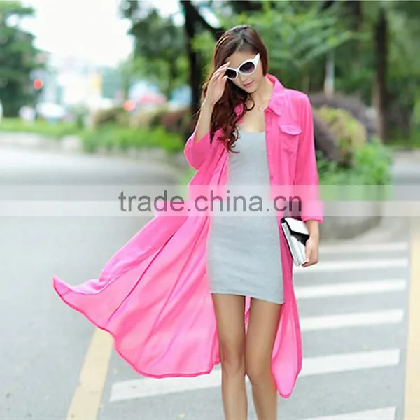 MOQ 1pc Free Size Good Quality With Cheap Price Solid Long Sleeve Women t Shirt Wholesale China,t Shirt Cardigan photo-6