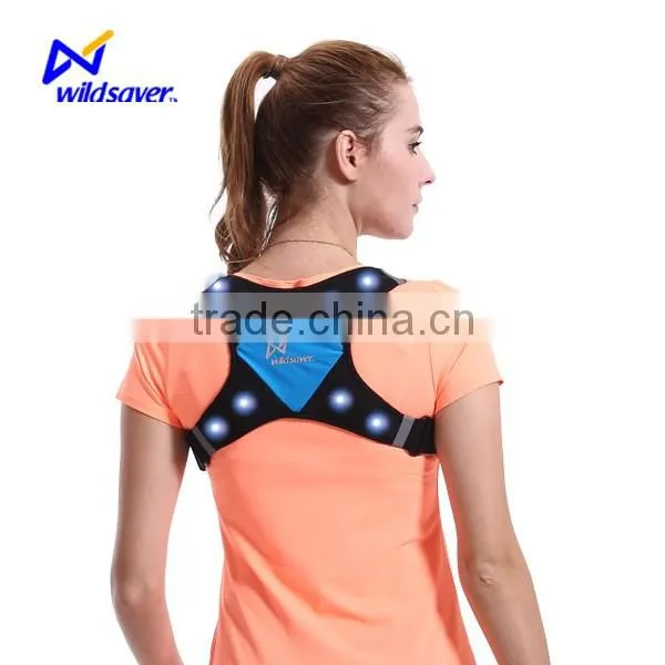 Wildsaver LED Reflective Running Vest Sportswear Women photo-3