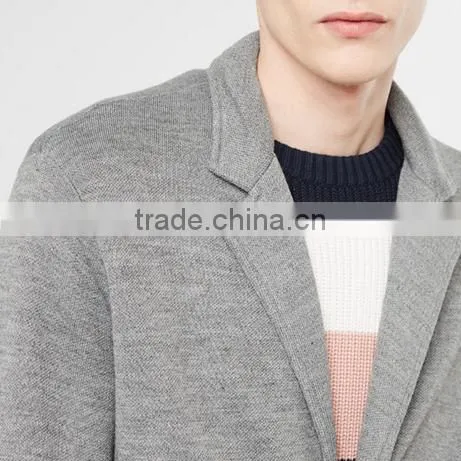 Best Selling Ordinary Gray Long Sweater Coat Cardigan for Men With Low Prices photo-5