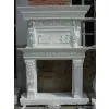 Fireplace Carving-High Fireplace
