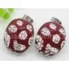 Rhinestone / Stone / Murano Glass Stainless Steel Stud Earrings for Girls