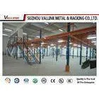 Two Tier Heavy Duty Steel Mezzanine Racking System For Warehouse Storage