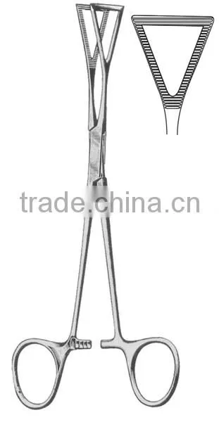 Tissu and Organ Holding Forceps With Metzenbaum Curved