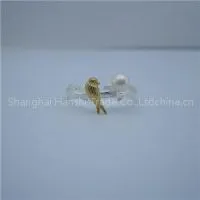Bird Freshwater Pearl Engagement Rings Jewelry SSR025