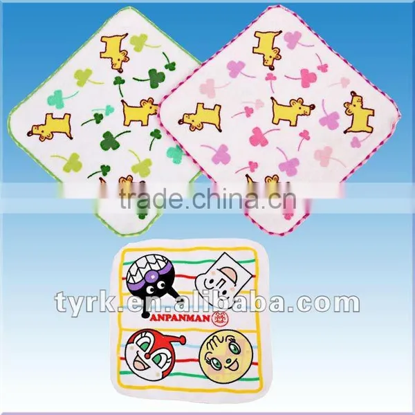 Cartoon Printed 100% Cotton Handkerchief