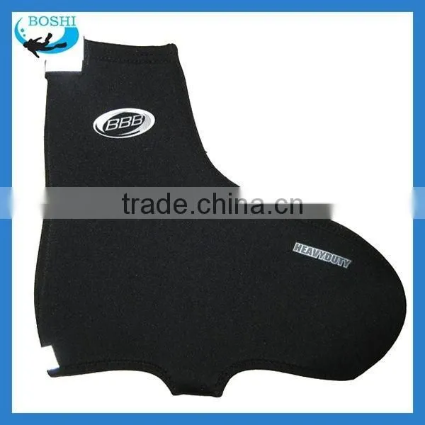 Reflective Zipper Cycling Booties Overshoes Neoprene and PU photo-3
