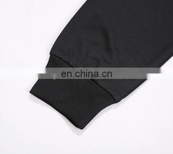 Long Sleeves Custom Black Soccer Referee Jersey photo-5