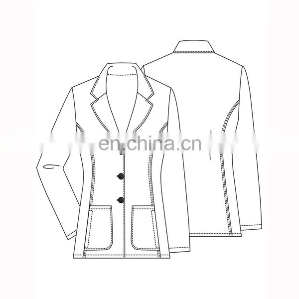 2017 Professional Doctor's Wear White Lab Coat photo-4