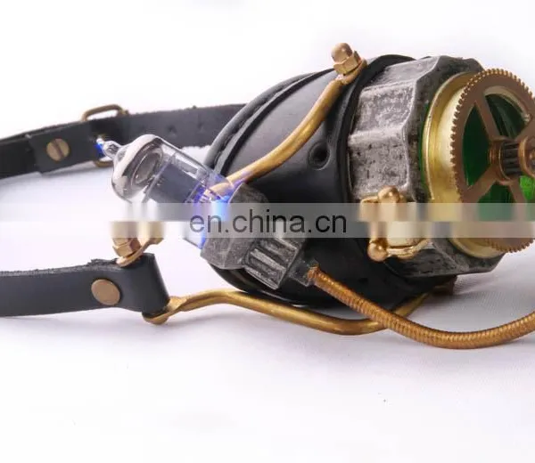 Steampunk Monocle Goggles With Light and Changeable Lenses photo-4