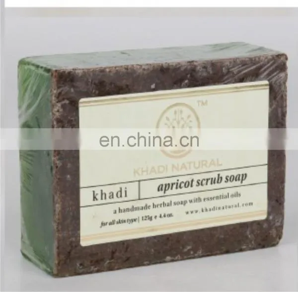 Khadi Natural Herbal Apricot Scrub Soap