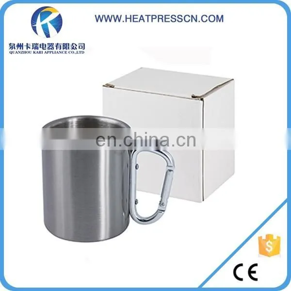Carabiner Handle Stainless Steel Mug For Sublimation photo-2