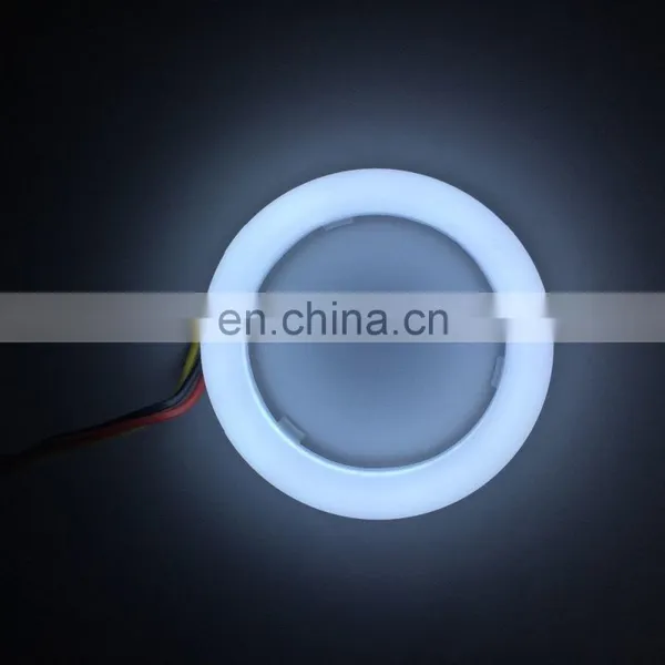Dual Color Cotton Light LED Halo Ring Angel Eyes White Amber photo-3