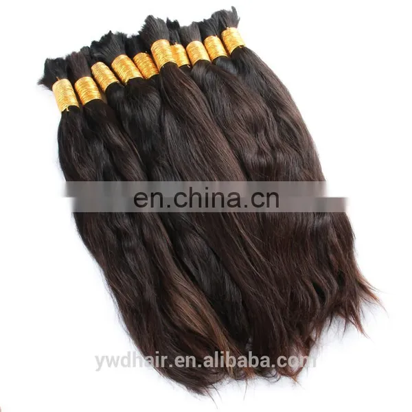 Natural Brown Raw Human Hair Bulk 12-40Inch Malaysian Bulk Hair 8A Grade 100% Malaysian Straight Virgin Hair photo-4