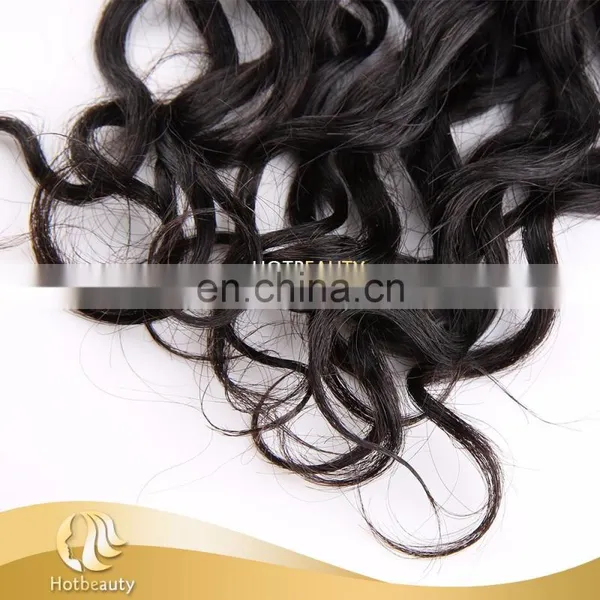 Bouncy Human Hair Italian Wave Tangle Free 100% Virgin Peruvian Human Hair Extension photo-6