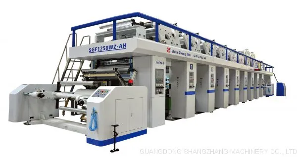 High Speed Rotogravure Printing Machine