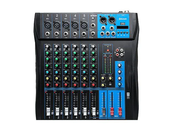 Bluetooth/USB Mixer With 6/ 8/12 Channels photo-2