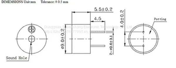 Electromagnetic Passive Buzzer Sc0955 photo-2