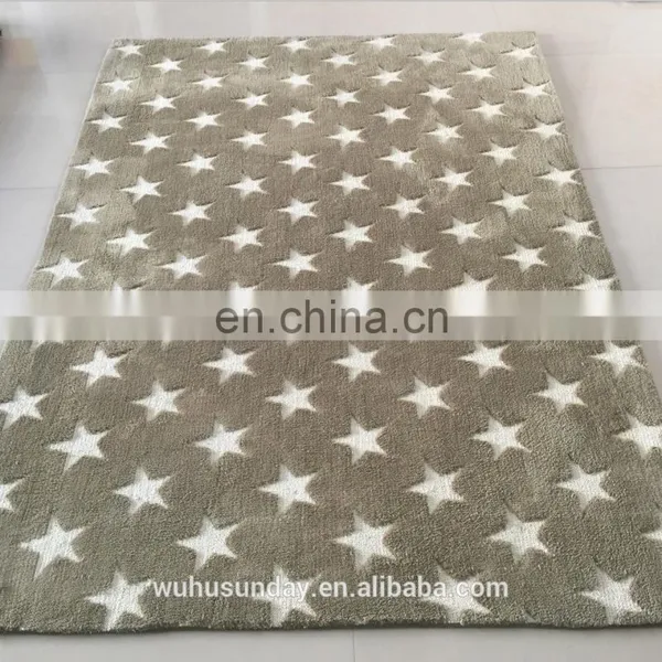 Modern Machine Knitted Rug With Polyester Pile photo-2