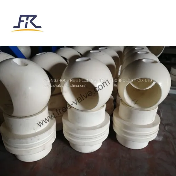 Zirconia Ceramic Lined Ball Valves for Chemical Industry photo-4