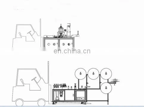 Automatic 1+1 7 Servo Non-woven Fabric High Speed Flat Mask Making Machine Mask Production Line (1 Mask Body+1 Earloop) photo-4