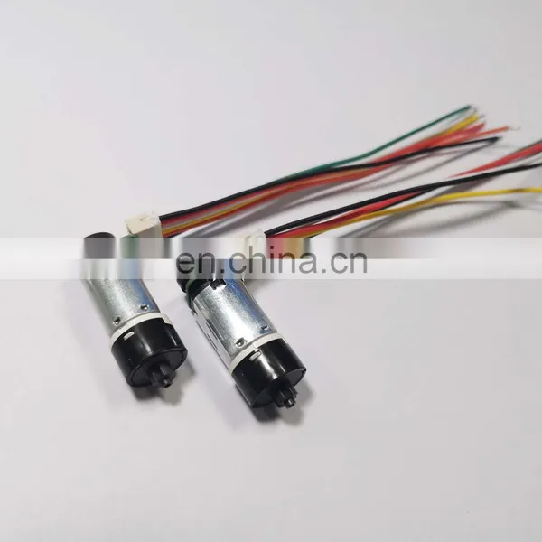 5v 6v Plastic Planetary Gear N20 dc Motor Luggage Coded Lock Hall Encoder photo-2