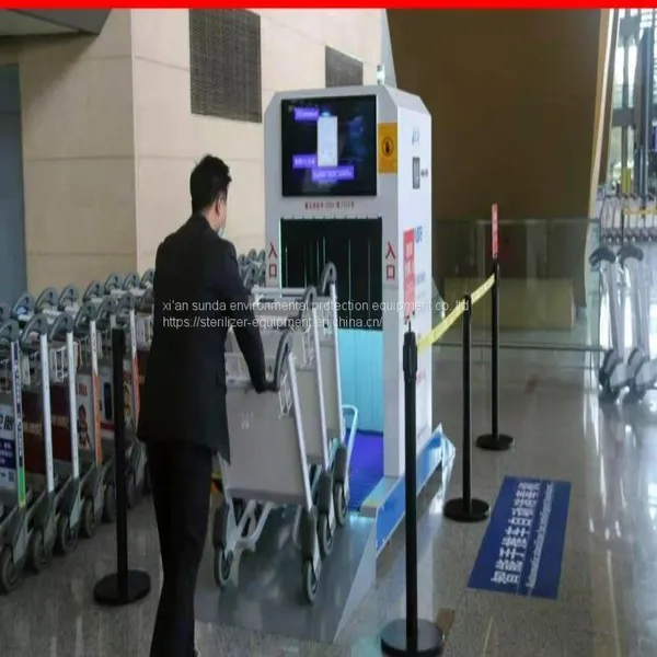 Ультрафиолетовая сверхсветовая волновая ядра Airport Интеллектуальное оборудование для стерилизации тележек