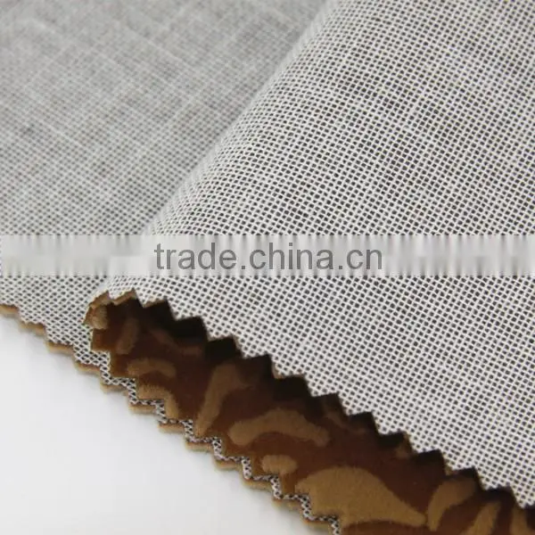 2015 Hot Sale Woven Backing Velvet Fabric photo-5