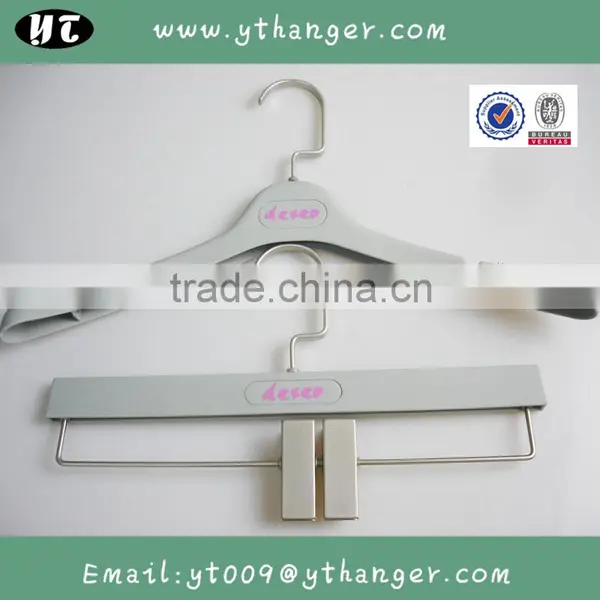 HA6993 New Style Rubber Coated Clothes Hanger Matching Style Suits Hanger photo-2