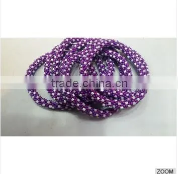 Unisex, Women's Glass Beaded Roll Bracelet photo-2