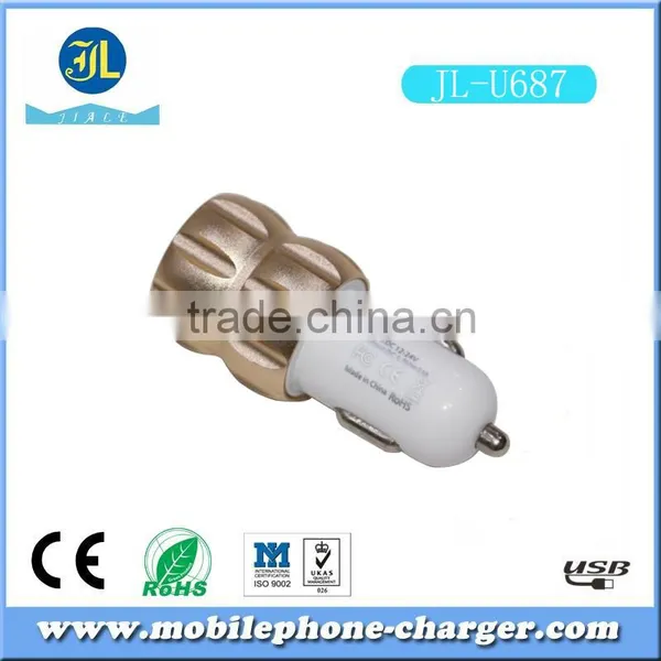 Fast Charge Output DC 5V USB Power Travel Mobile Car Charger photo-5