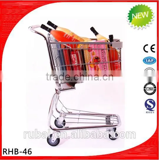 Stable structure metal shopping carts