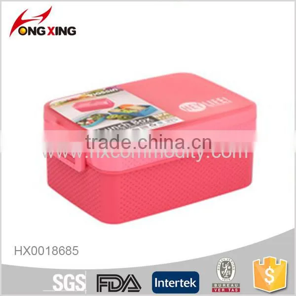 BPA Free 2 Layer Thermal Plastic Bento Lunch Box photo-4