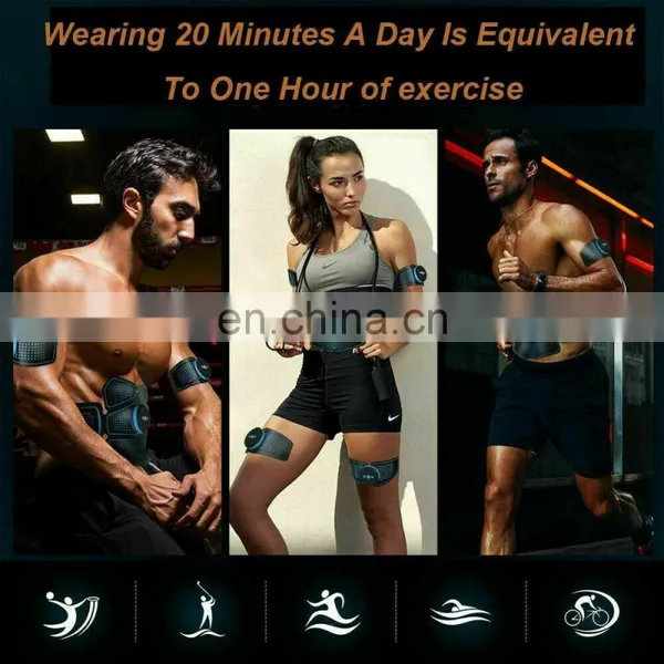 Abdominal Muscle Stimulator Trainer EMS Abs Fitness Equipment Training Muscles photo-2
