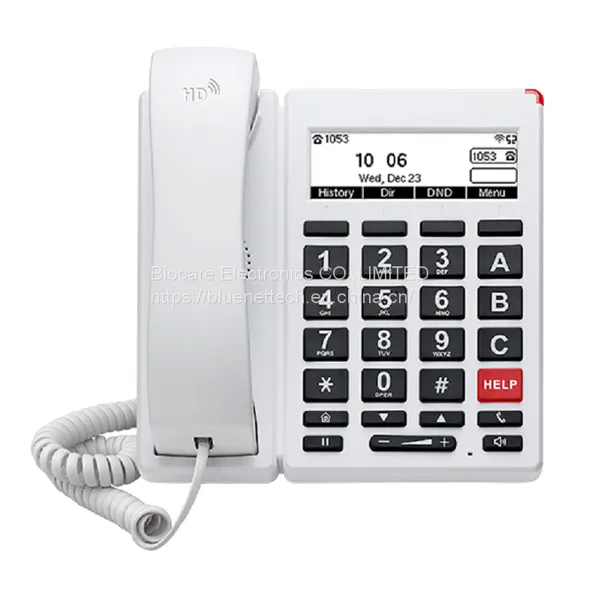 Older Man Customized Big Button IP Phone IP12wp for Seniors and Retirement Homes photo-2