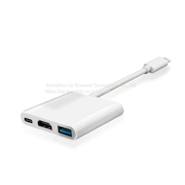 Горячий USB-хаб HDMI+USB 3.0*1+PD*1 для ноутбуков
