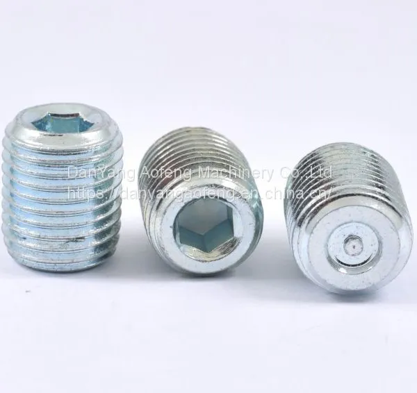 Custom Mechanical Terminal Lugs Hex Socket Aluminum Set Screws Manufacturer